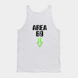 UFO Area 51 funny Tank Top